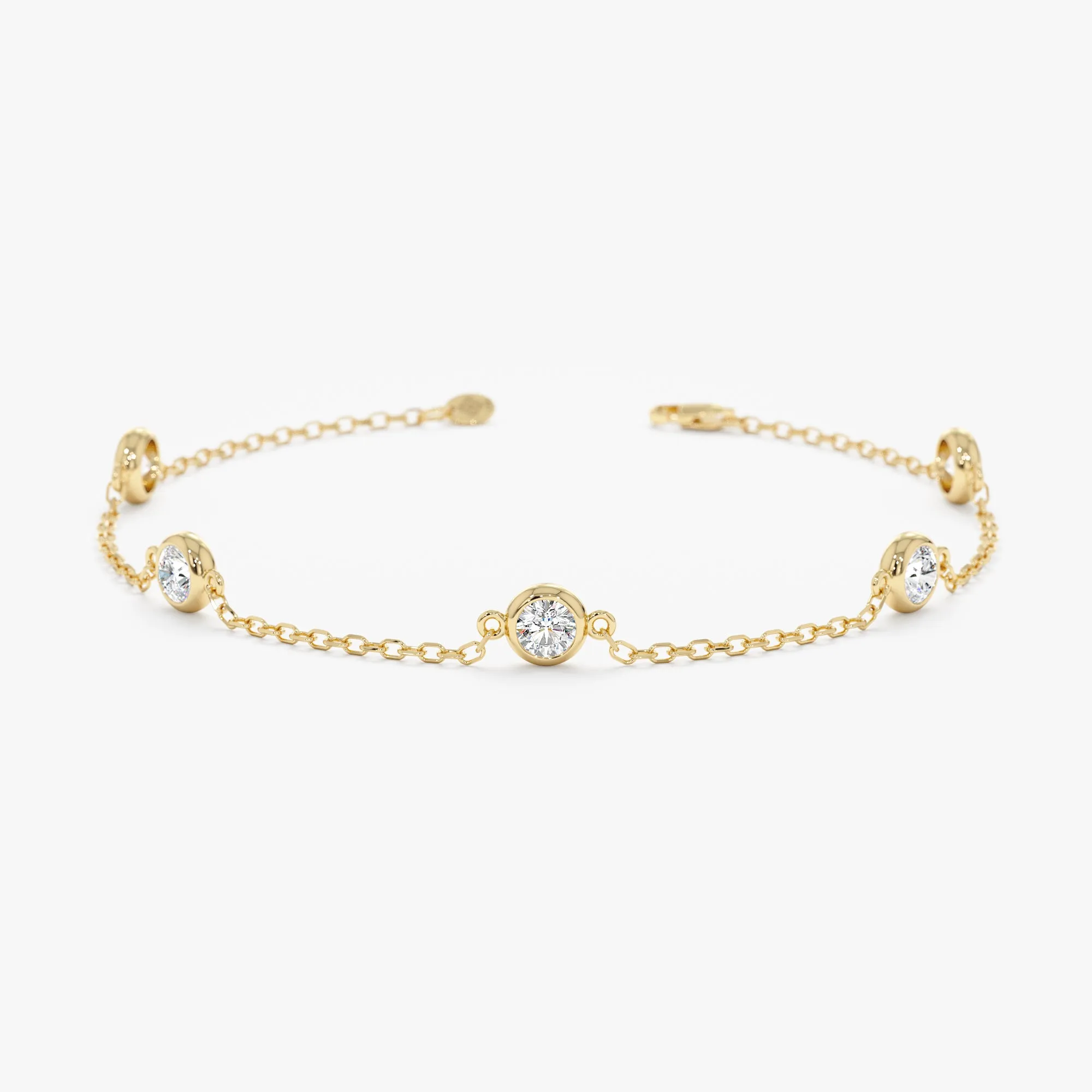 Bold Diamond Station Bracelet, Tanya SARAHELISE
