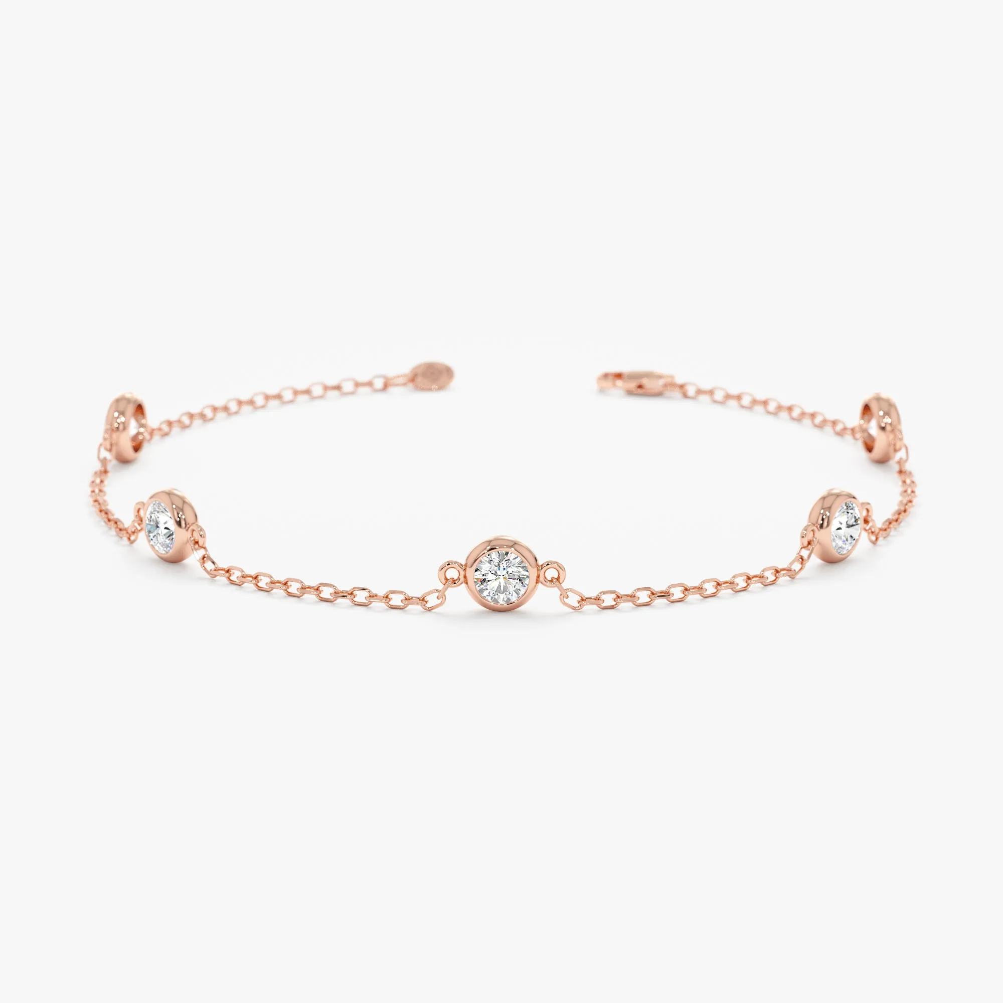 Bold Diamond Station Bracelet, Tanya SARAHELISE