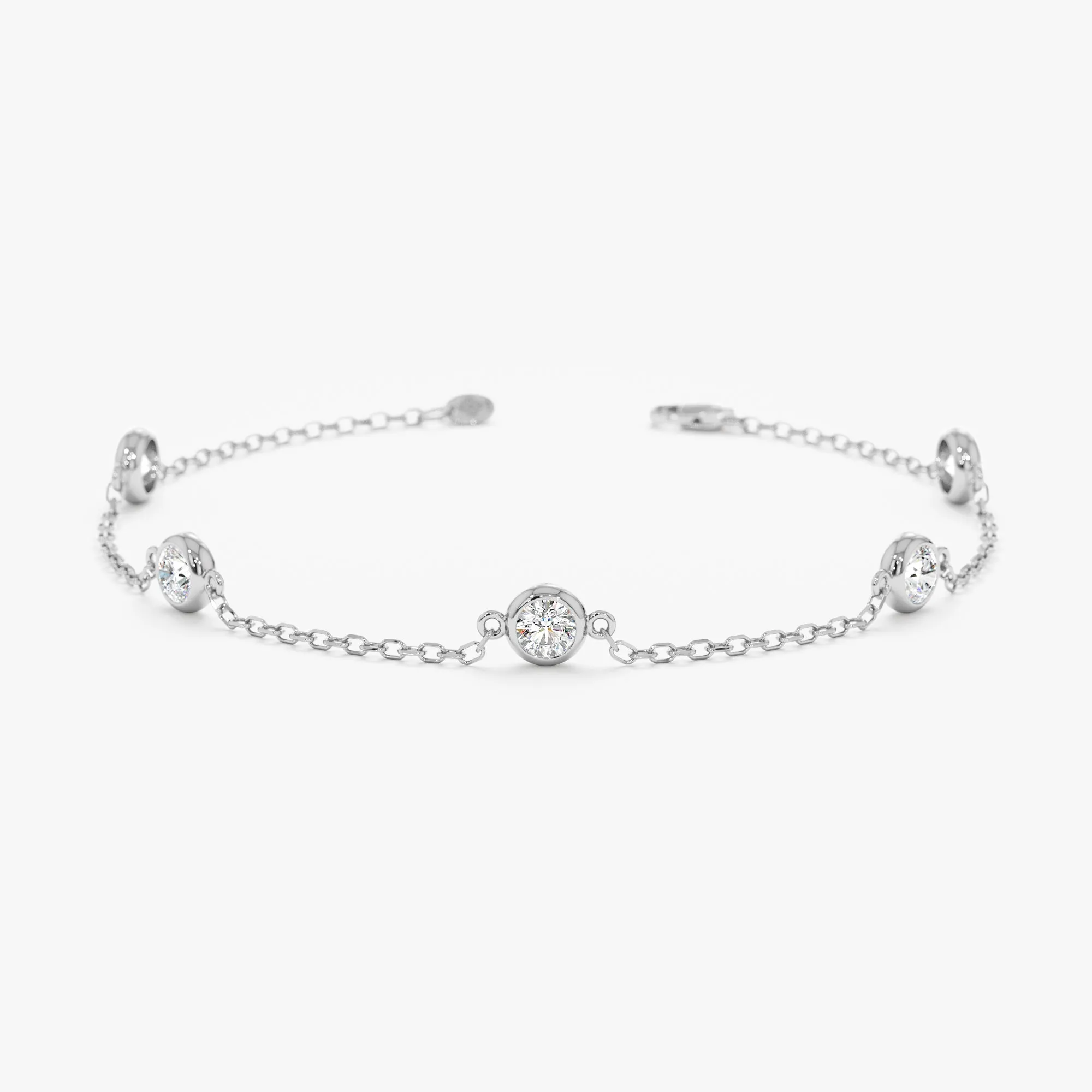 Bold Diamond Station Bracelet, Tanya SARAHELISE