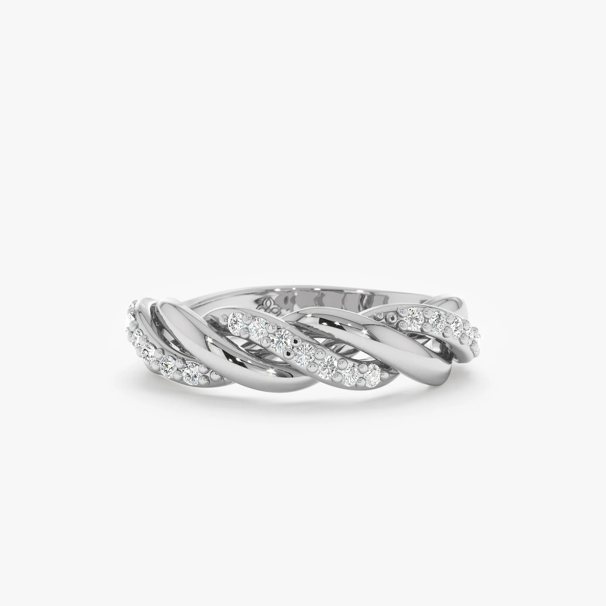 Bold Twisted Diamond Ring, Chava SARAHELISE