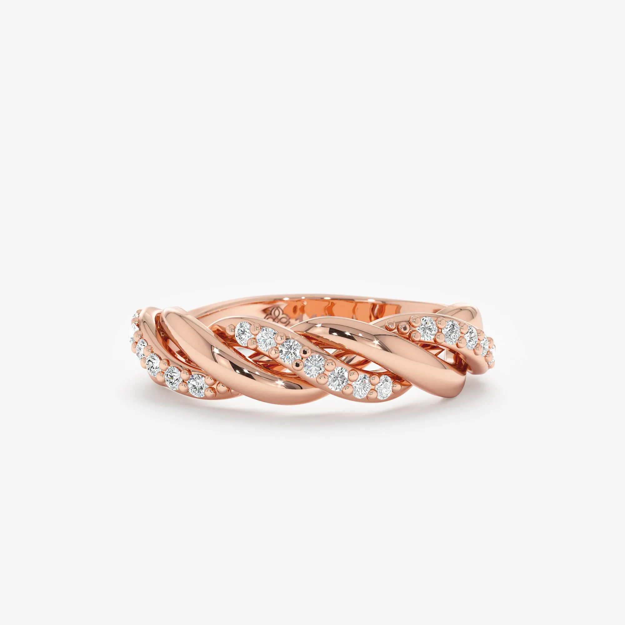 Bold Twisted Diamond Ring, Chava SARAHELISE