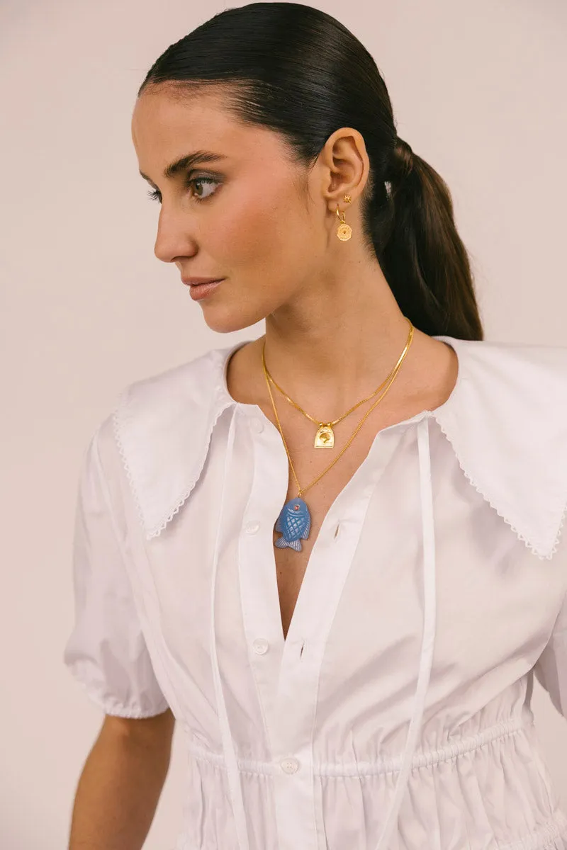 Bom Dia Hoop Gold Plated Wildthings Collectables
