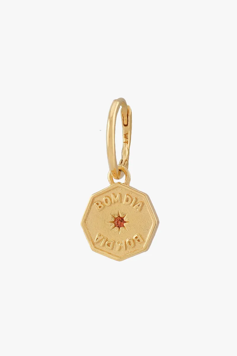 Bom Dia Hoop Gold Plated Wildthings Collectables