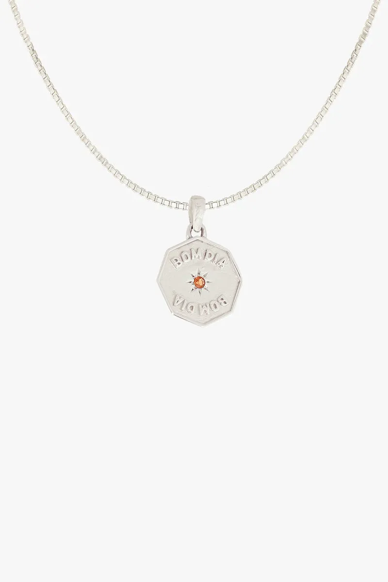 Bom Dia Necklace Silver Wildthings Collectables
