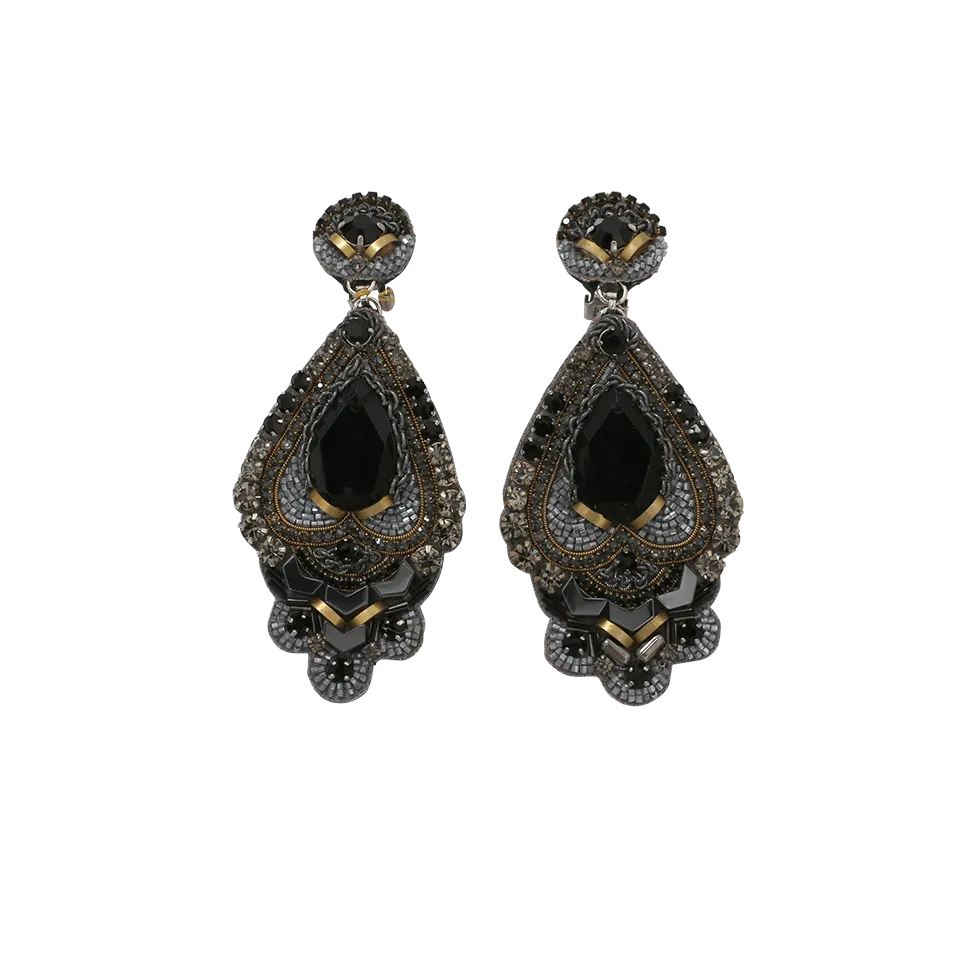 Brass Drop Earrings