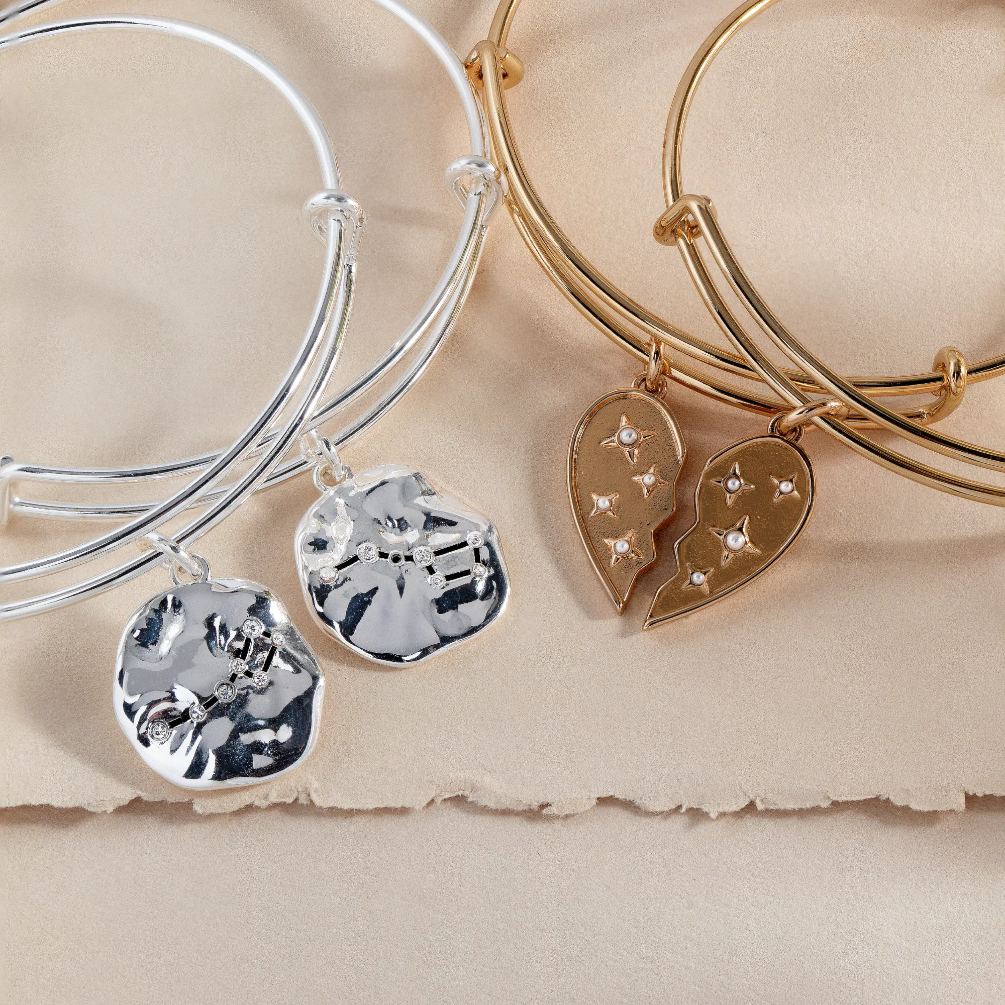 Broken Heart BFF Bangle, Set of 2