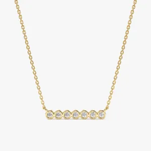 Bubble Bar Diamond Necklace, Camila SARAHELISE