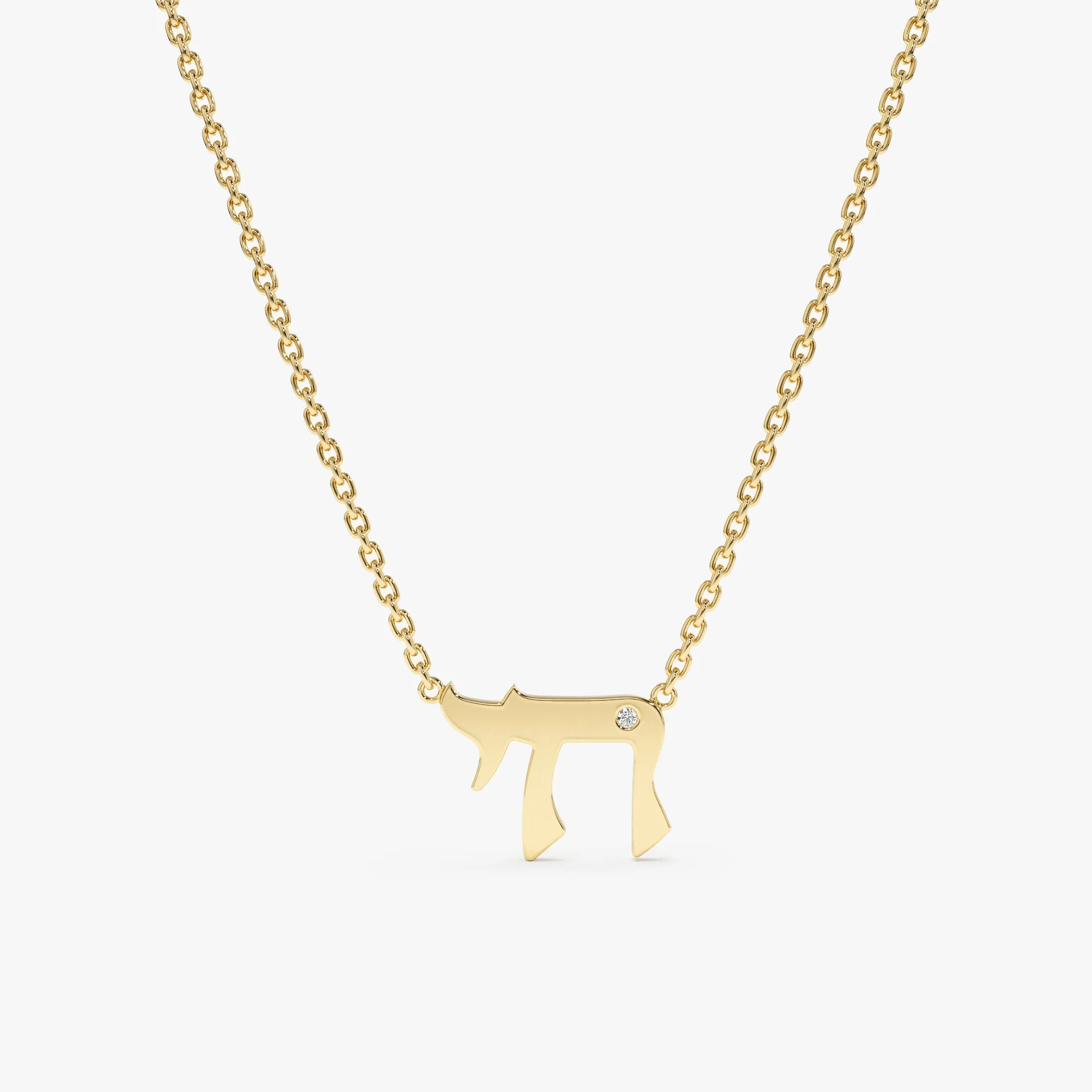 Chai (Life) Diamond Necklace, Chavah SARAHELISE