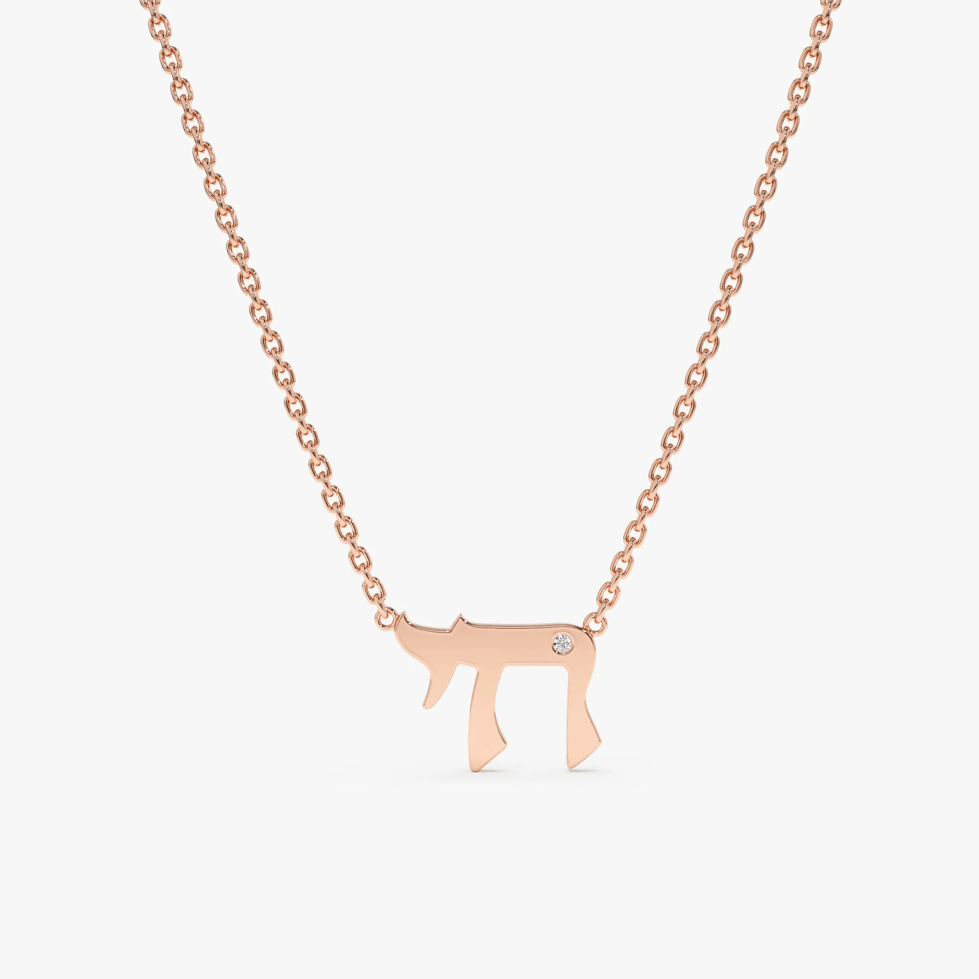 Chai (Life) Diamond Necklace, Chavah SARAHELISE