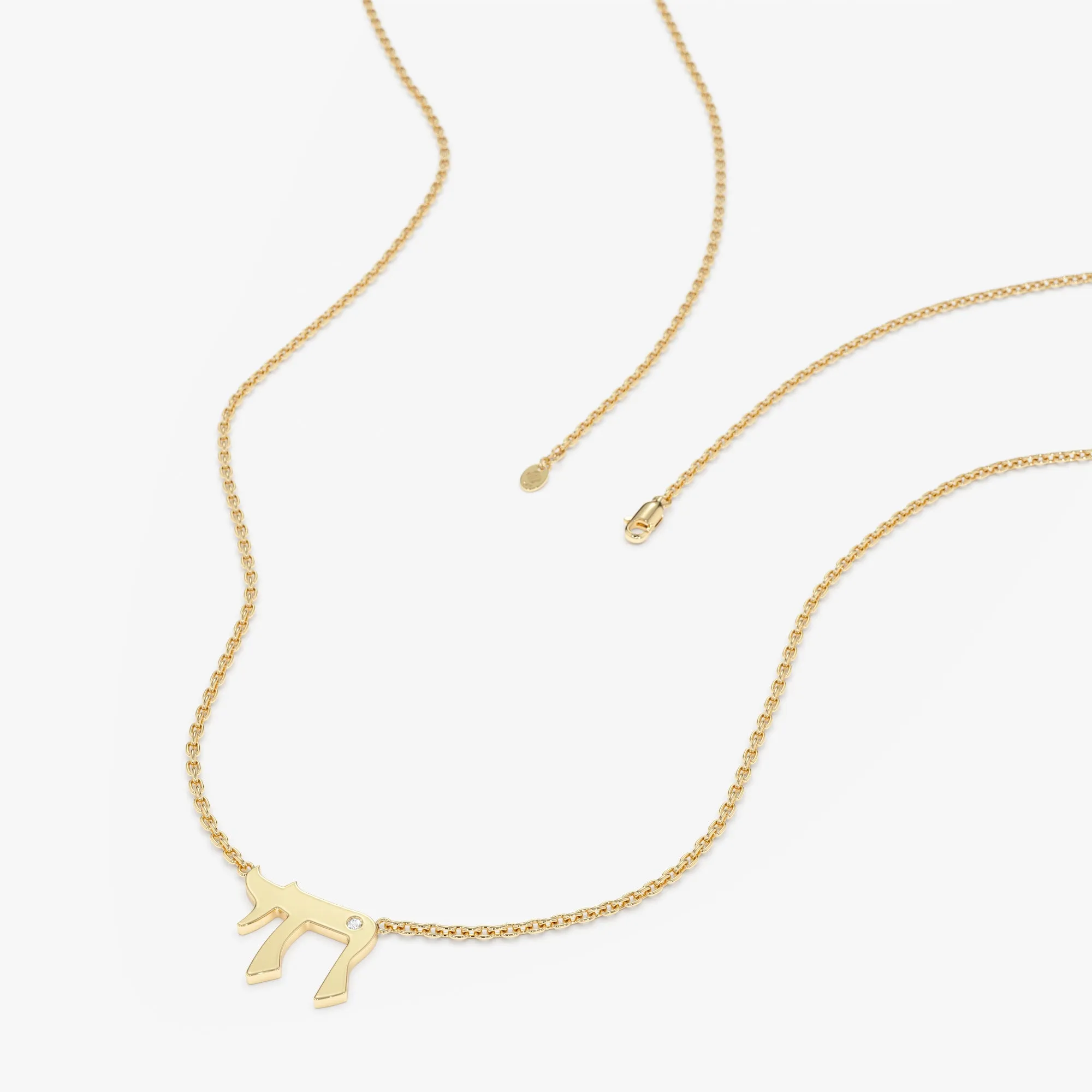Chai (Life) Diamond Necklace, Chavah SARAHELISE