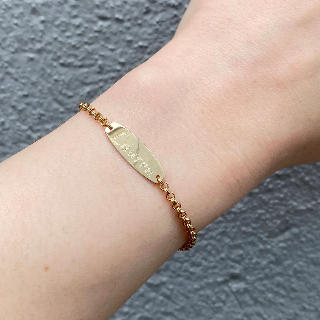 Child 14K Gold-Filled ID Bracelet