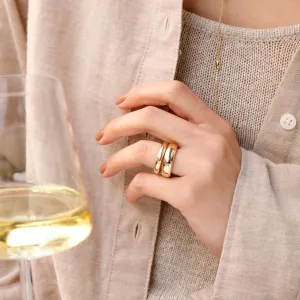 Chunky Dome Ring - 4.5 mm, Beth SARAHELISE