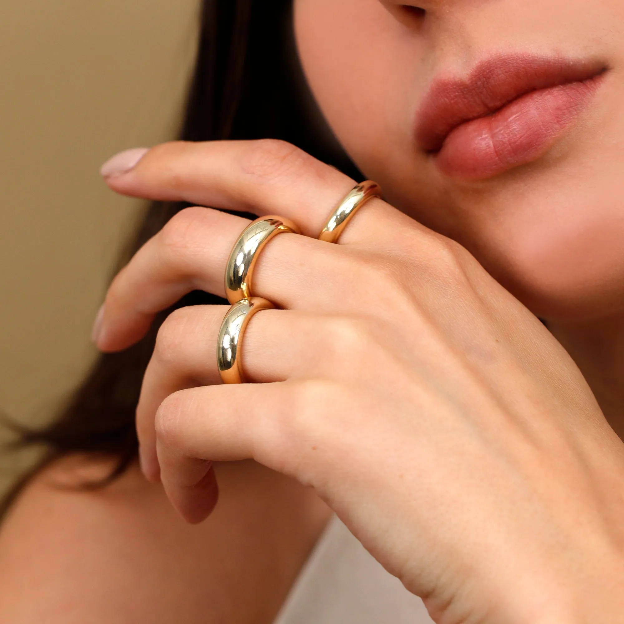 Chunky Dome Ring - 6.5 mm, Beth SARAHELISE