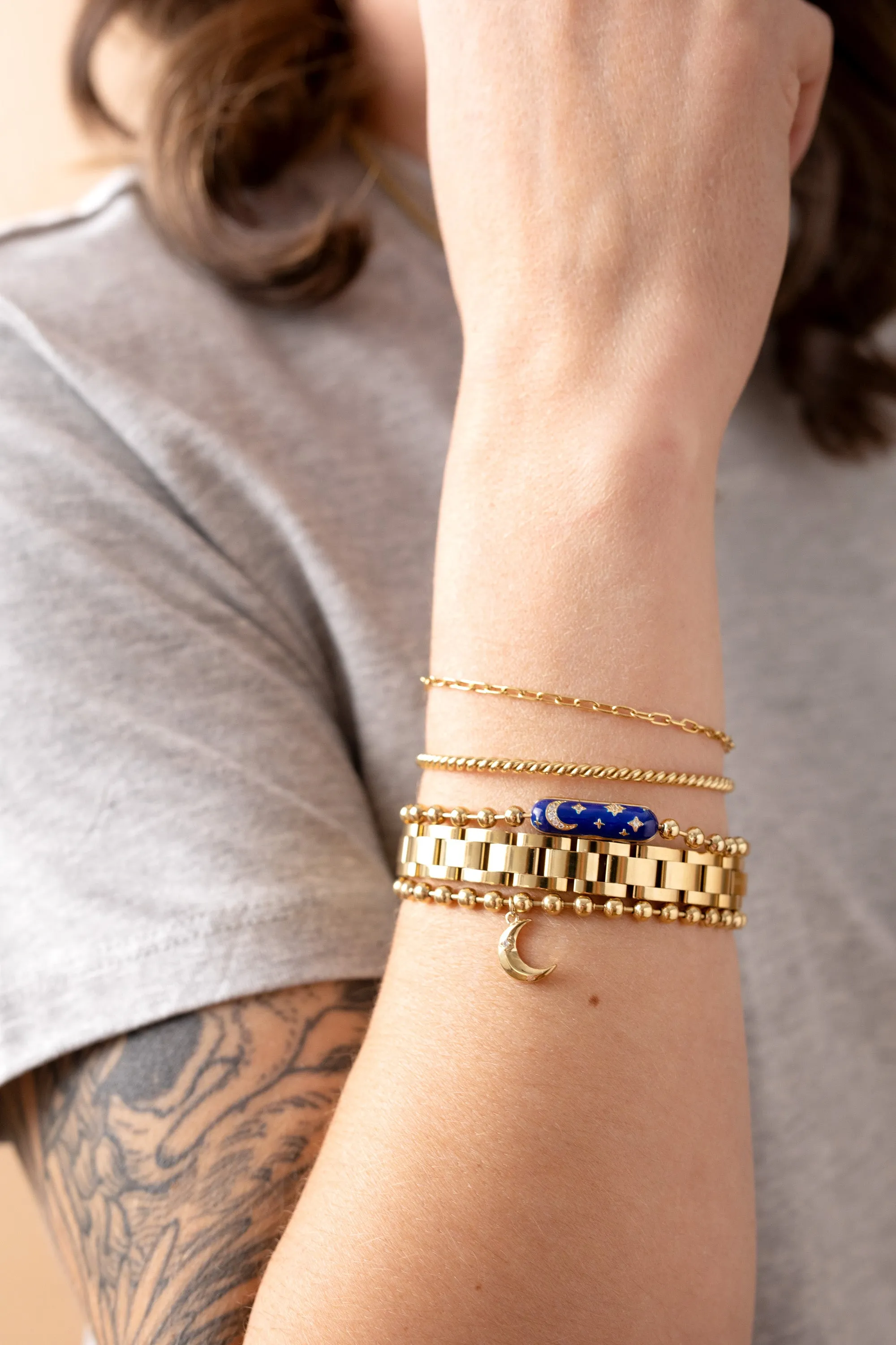 Chunky Watch Strap Bracelet