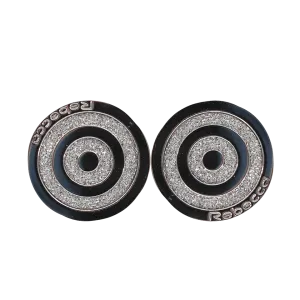 Circle Glam Swarovski Crystal Earrings