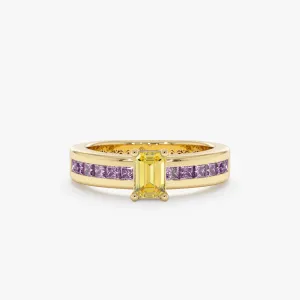 Citrine Amethyst Ring, Chani SARAHELISE