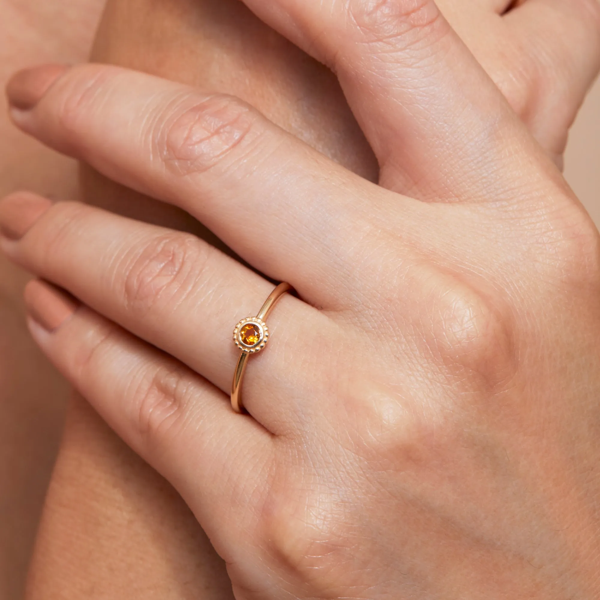 Citrine Art Deco Ring, Winnie SARAHELISE