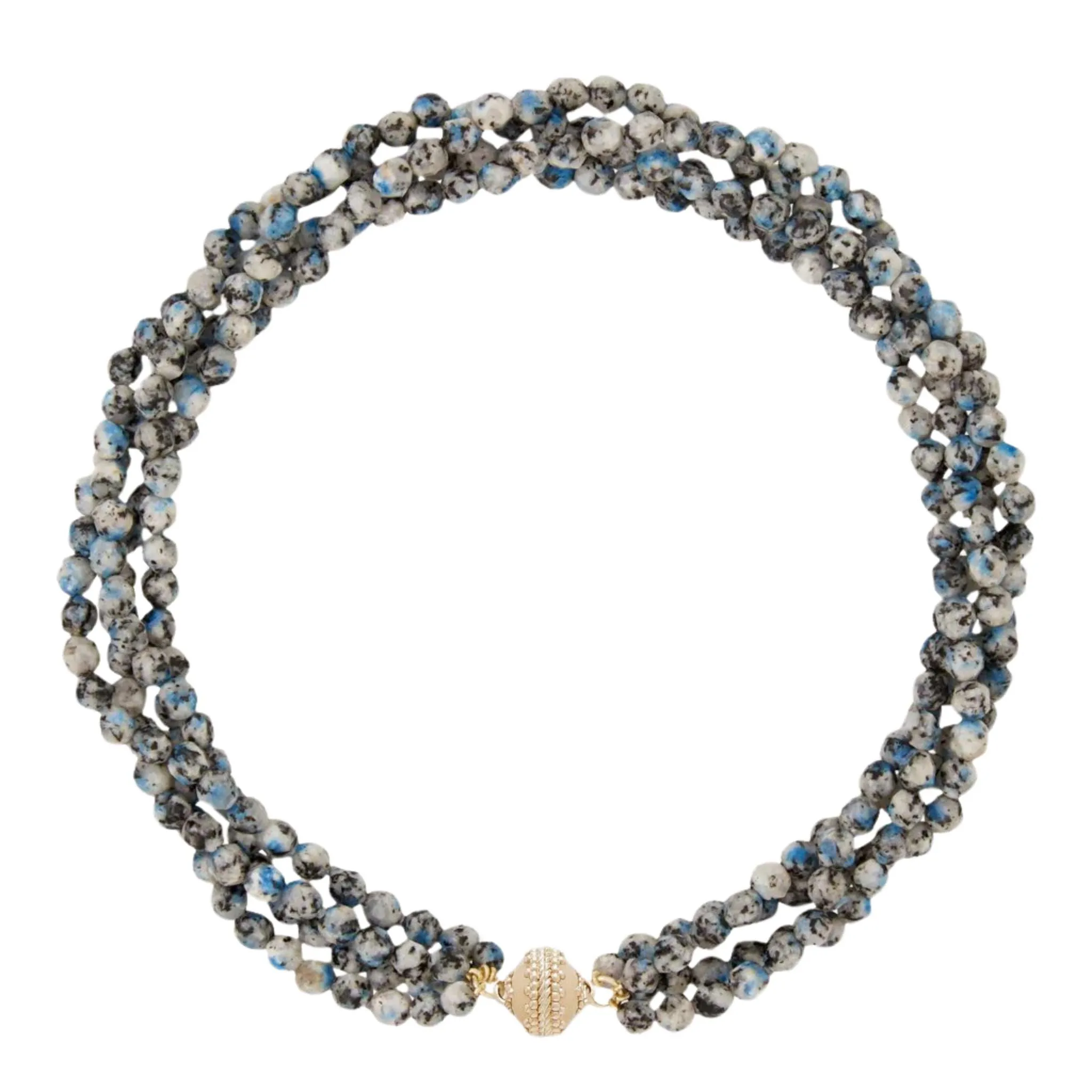 Clara Williams K2 Blue Azurite Multi-Strand Necklace Croghans