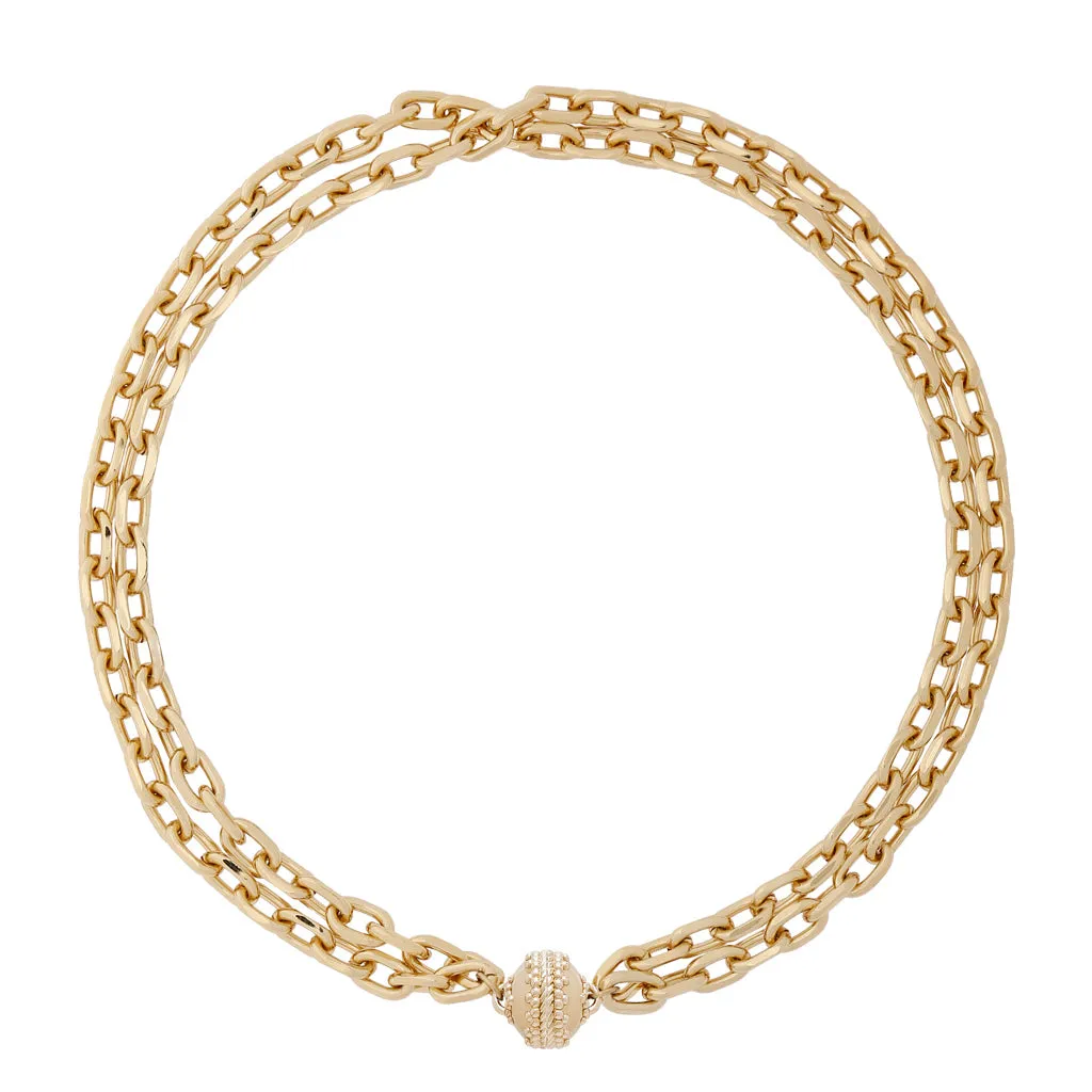 Clara Williams Sheridan Double Strand Necklace Croghans