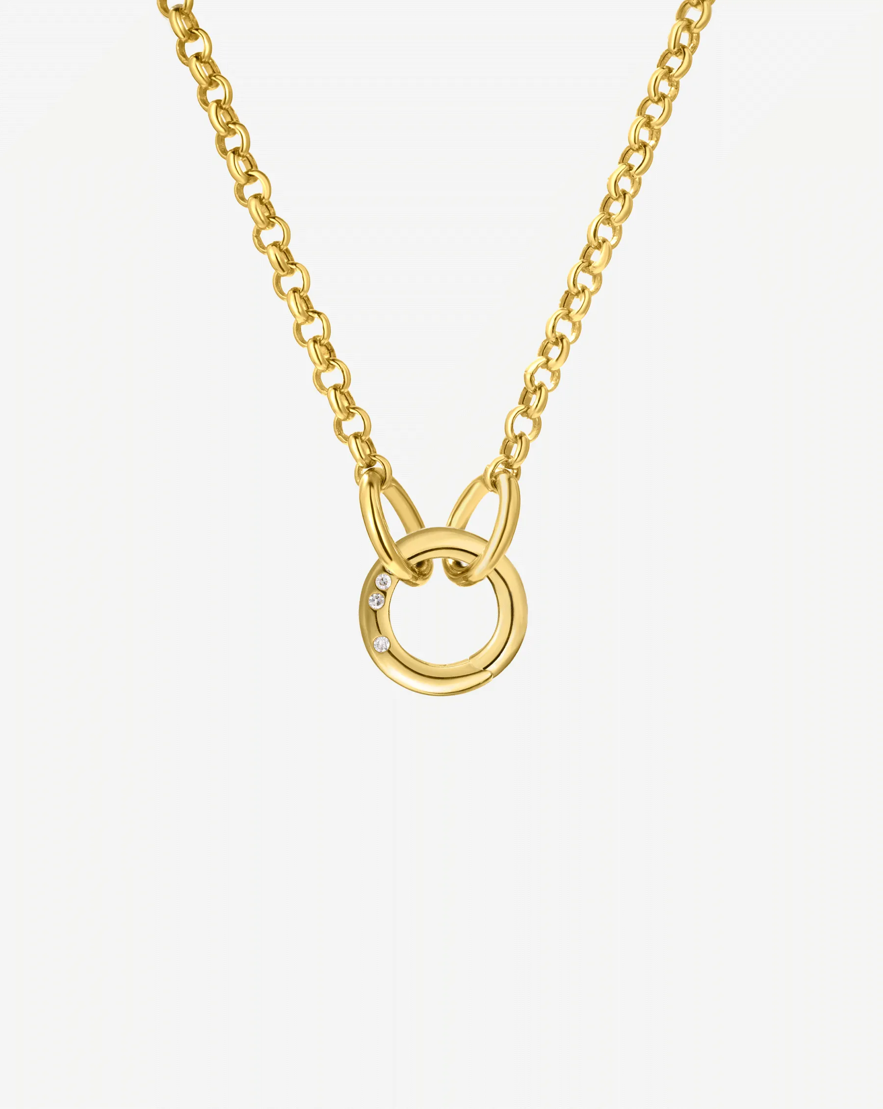 Clique Rolo Chain Necklace Ring Concierge