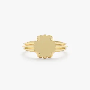 Clover Signet Ring, Madison SARAHELISE