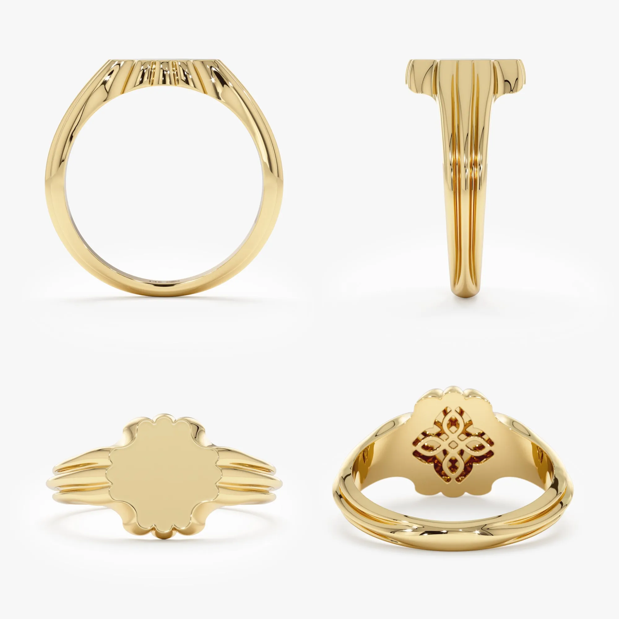 Clover Signet Ring, Madison SARAHELISE