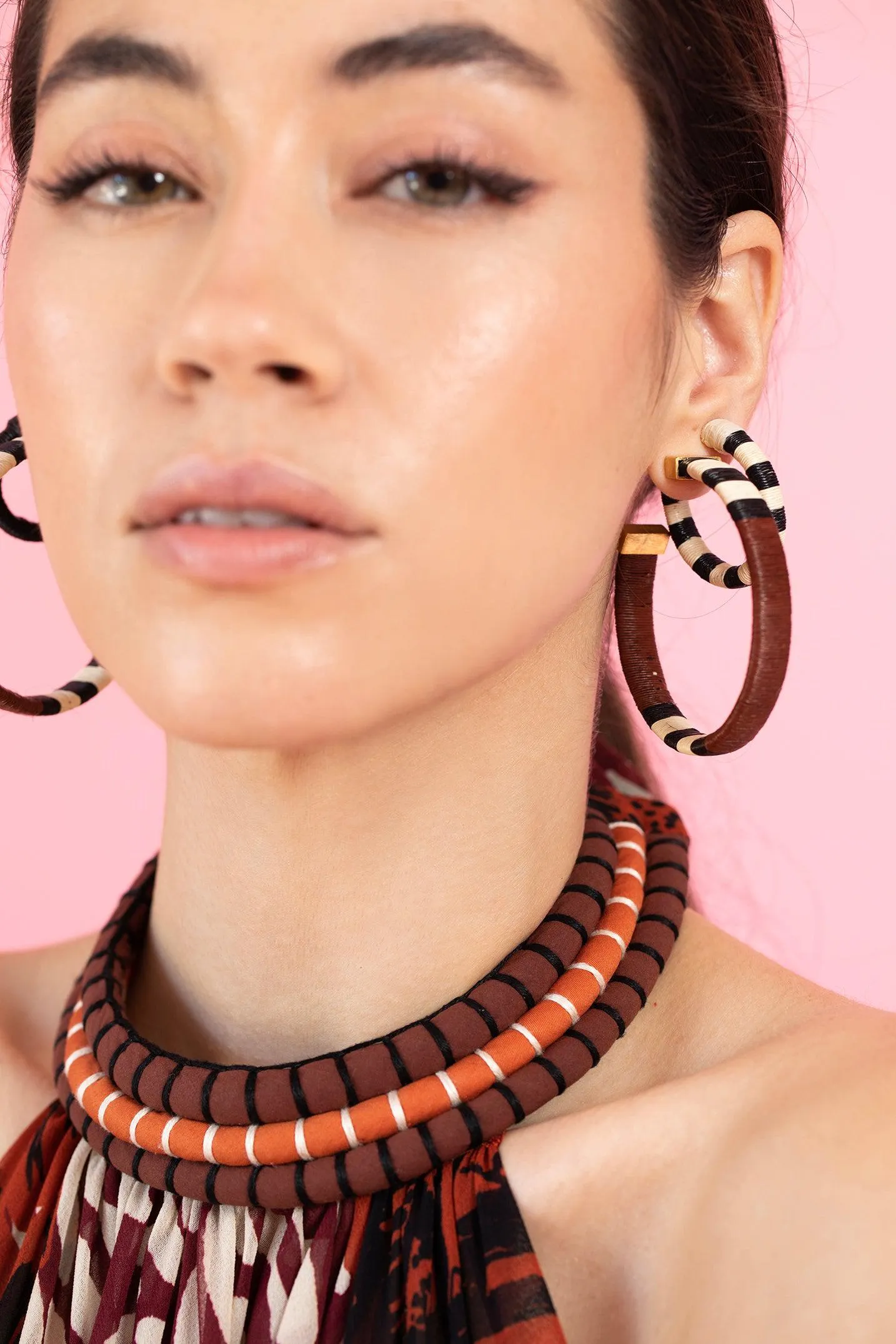 Color Parallelism Earrings