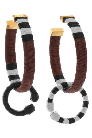 Color Parallelism Earrings