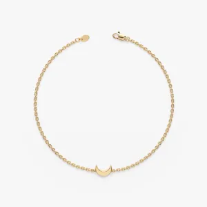 Crescent Moon Bracelet, Luna SARAHELISE