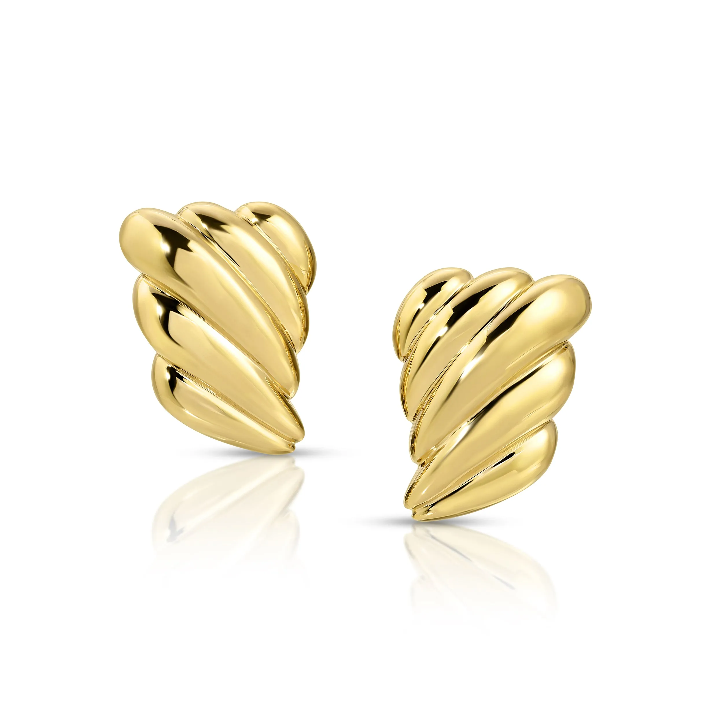 CROISSANT EARRINGS Anita Ko