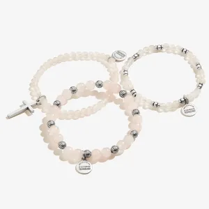 Cross Stretch Bracelets, Set of 3