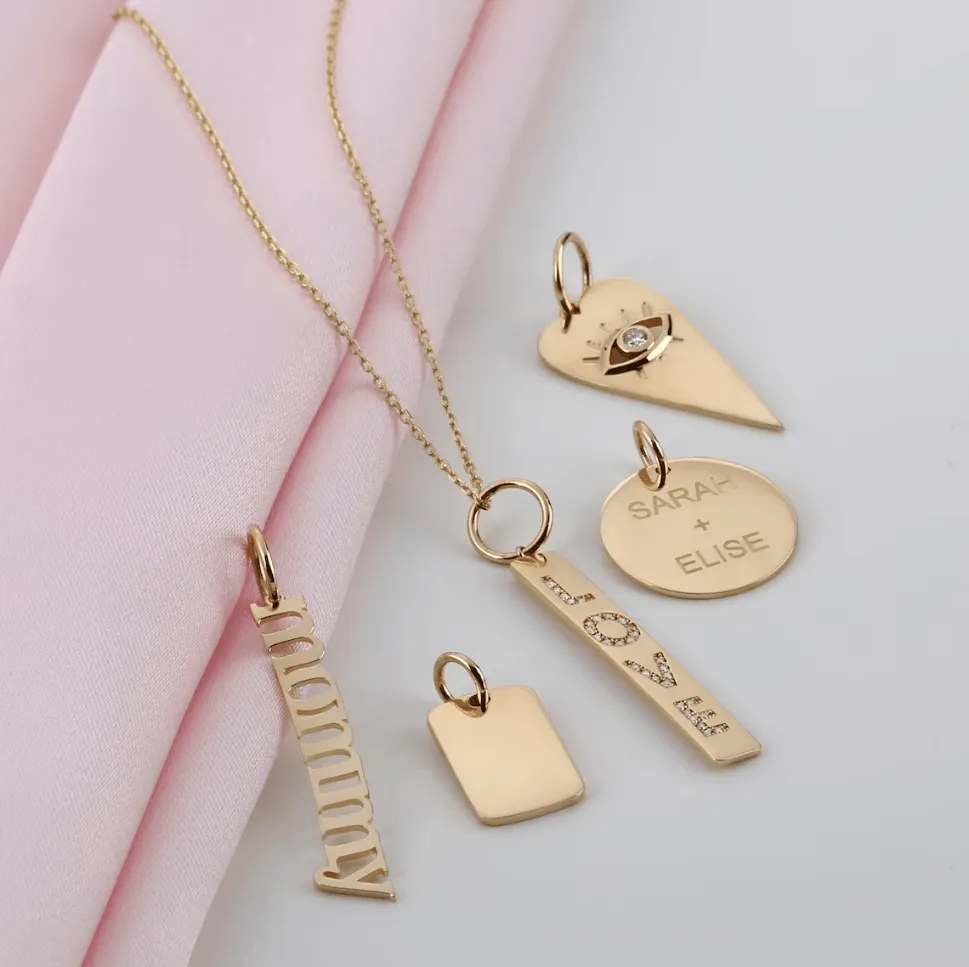 Custom Name Tag Charm, Blanca SARAHELISE