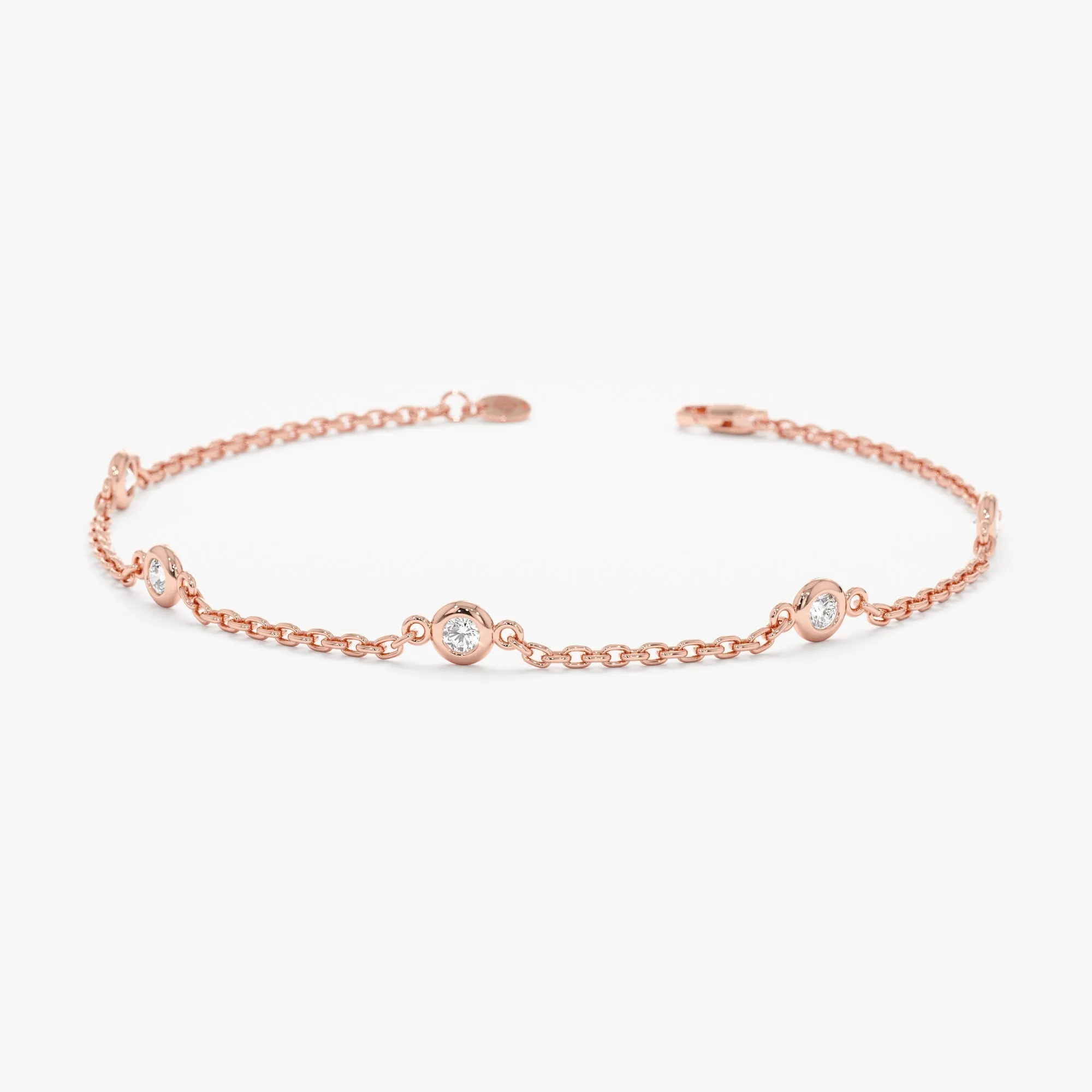 Dainty Diamond By the Yard Bracelet - 0.25ctw, Tanya SARAHELISE