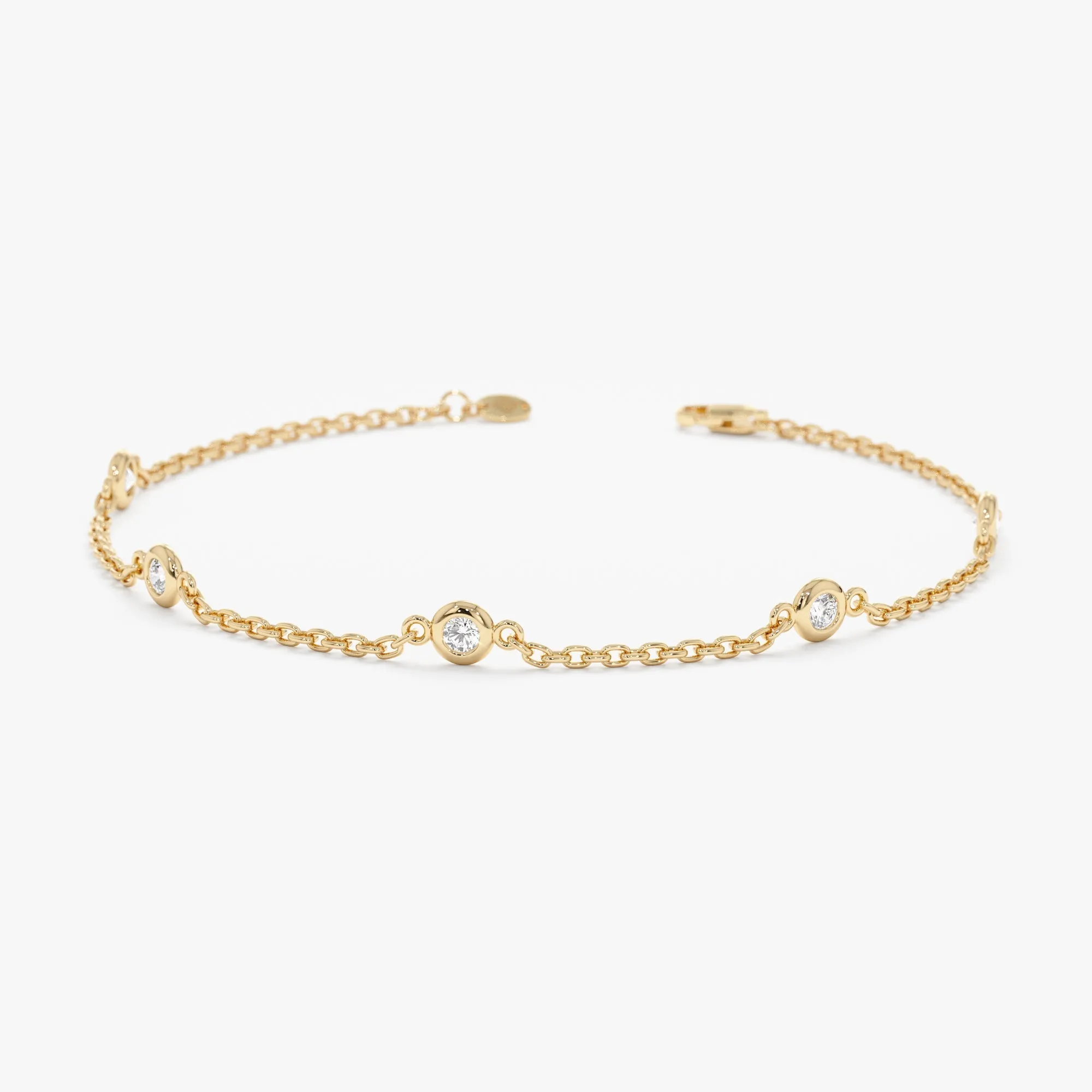 Dainty Diamond By the Yard Bracelet - 0.25ctw, Tanya SARAHELISE