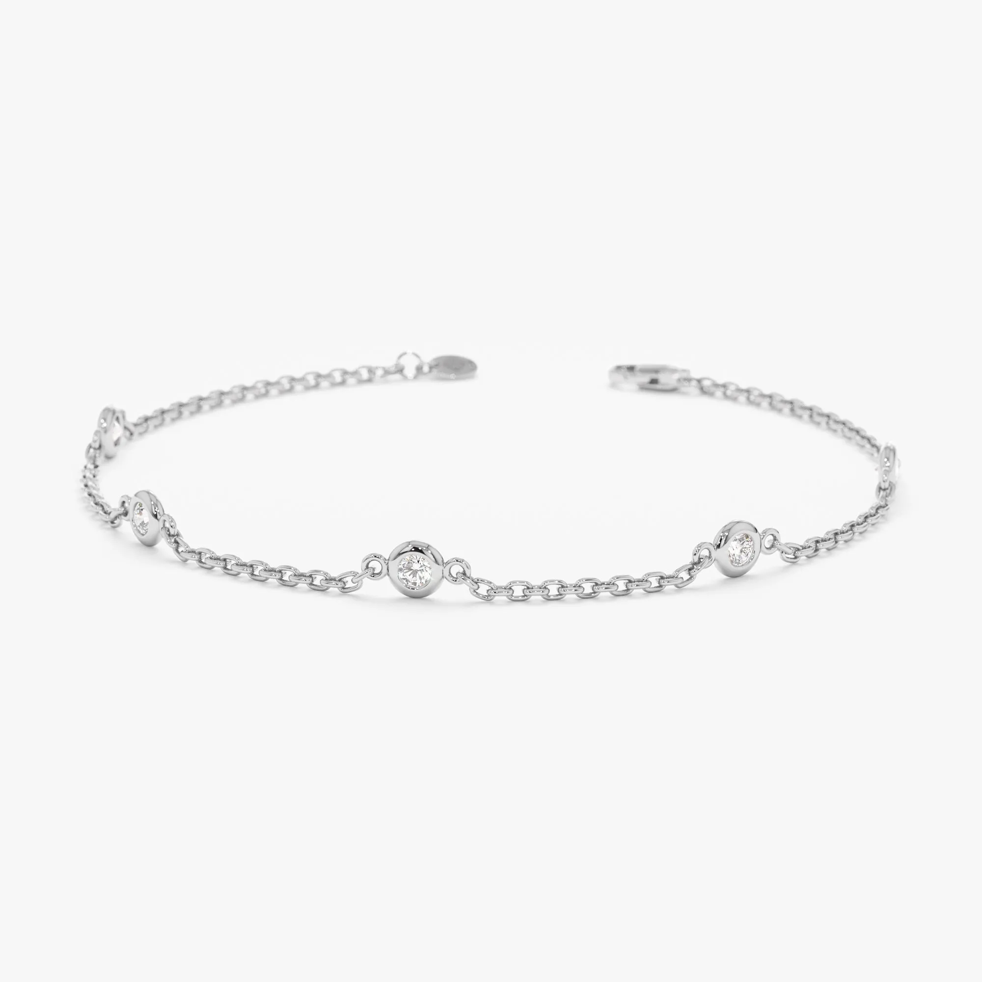 Dainty Diamond By the Yard Bracelet - 0.25ctw, Tanya SARAHELISE