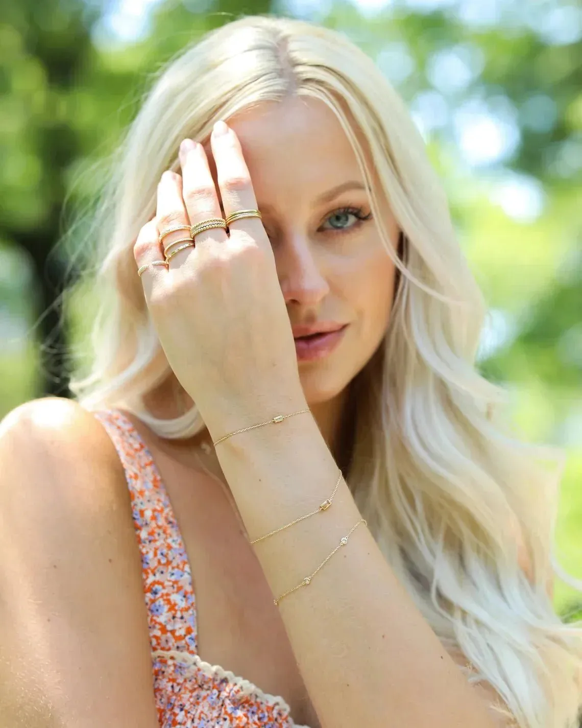 Dainty Diamond By the Yard Bracelet - 0.25ctw, Tanya SARAHELISE