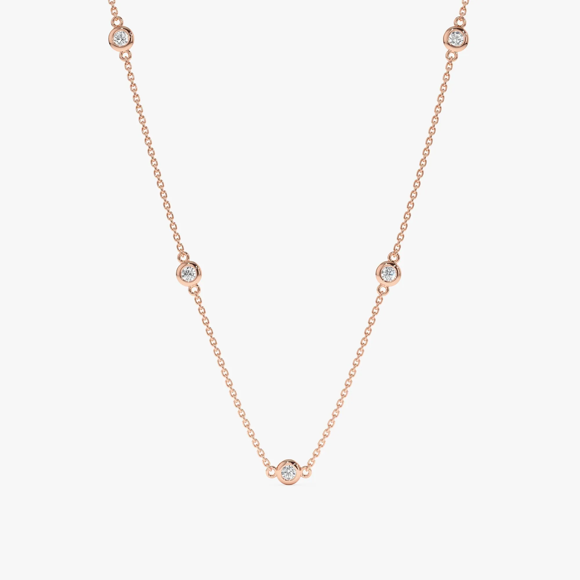 Dainty Diamond By The Yard Necklace - 0.25, Tanya SARAHELISE