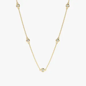 Dainty Diamond By The Yard Necklace - 0.25, Tanya SARAHELISE