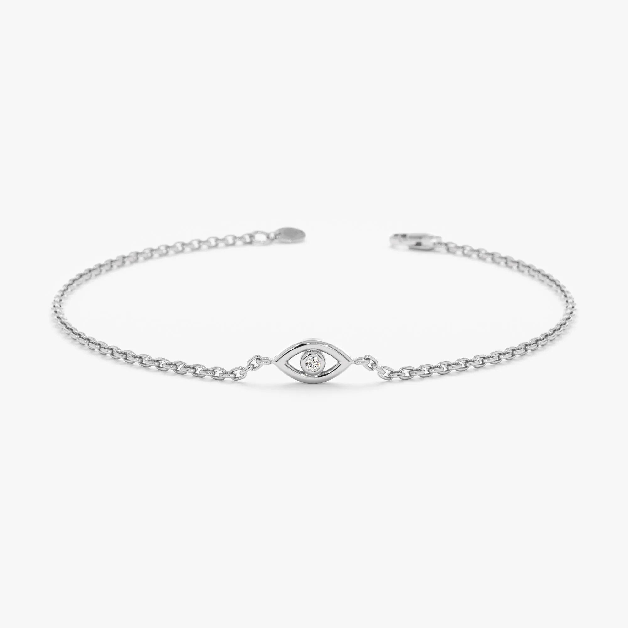 Dainty Diamond Eye Bracelet, Elena SARAHELISE