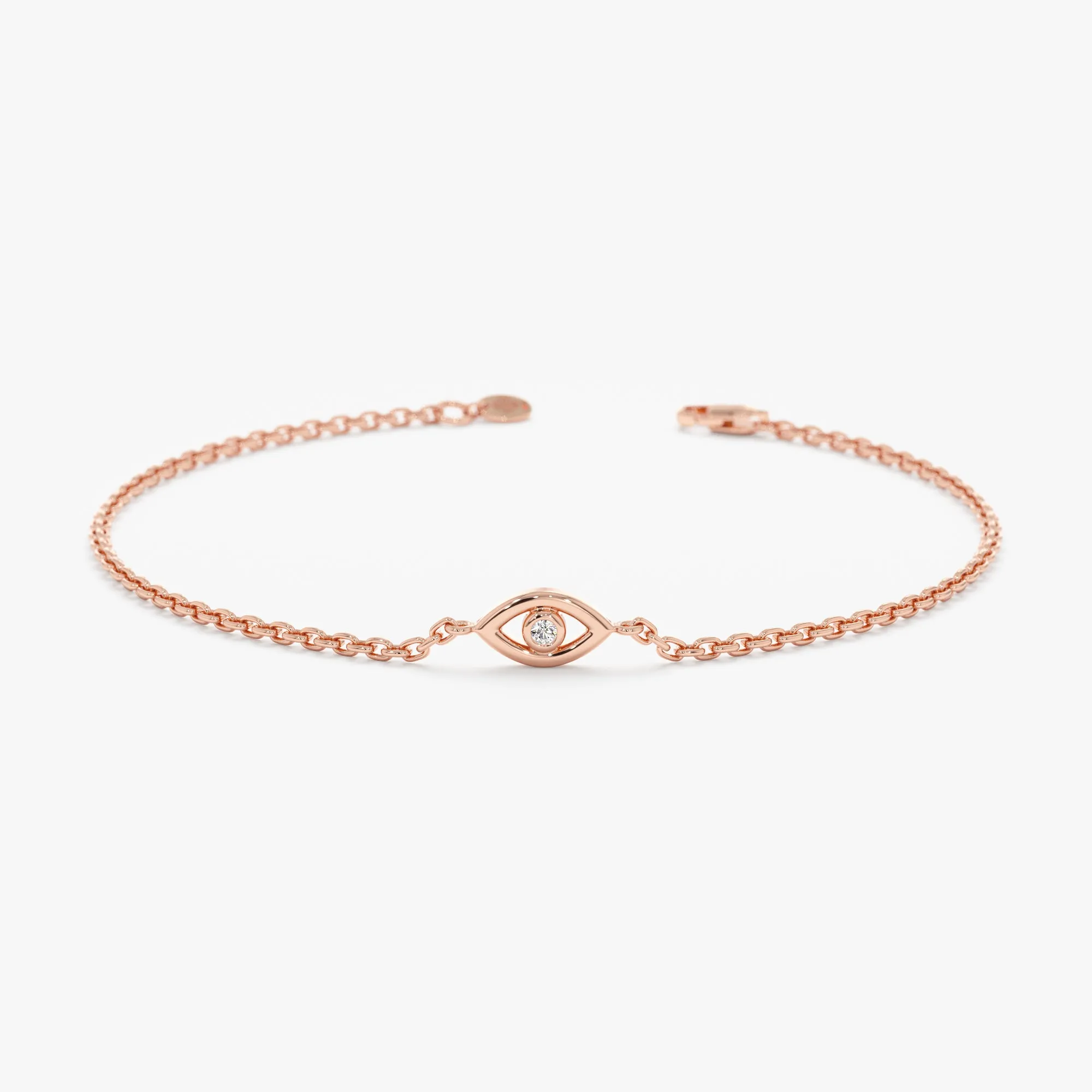 Dainty Diamond Eye Bracelet, Elena SARAHELISE