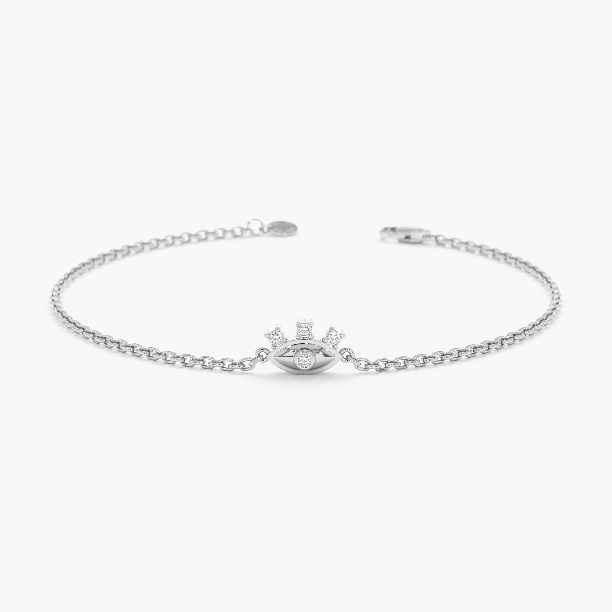 Dainty Diamond Eye Bracelet, Lucinda SARAHELISE