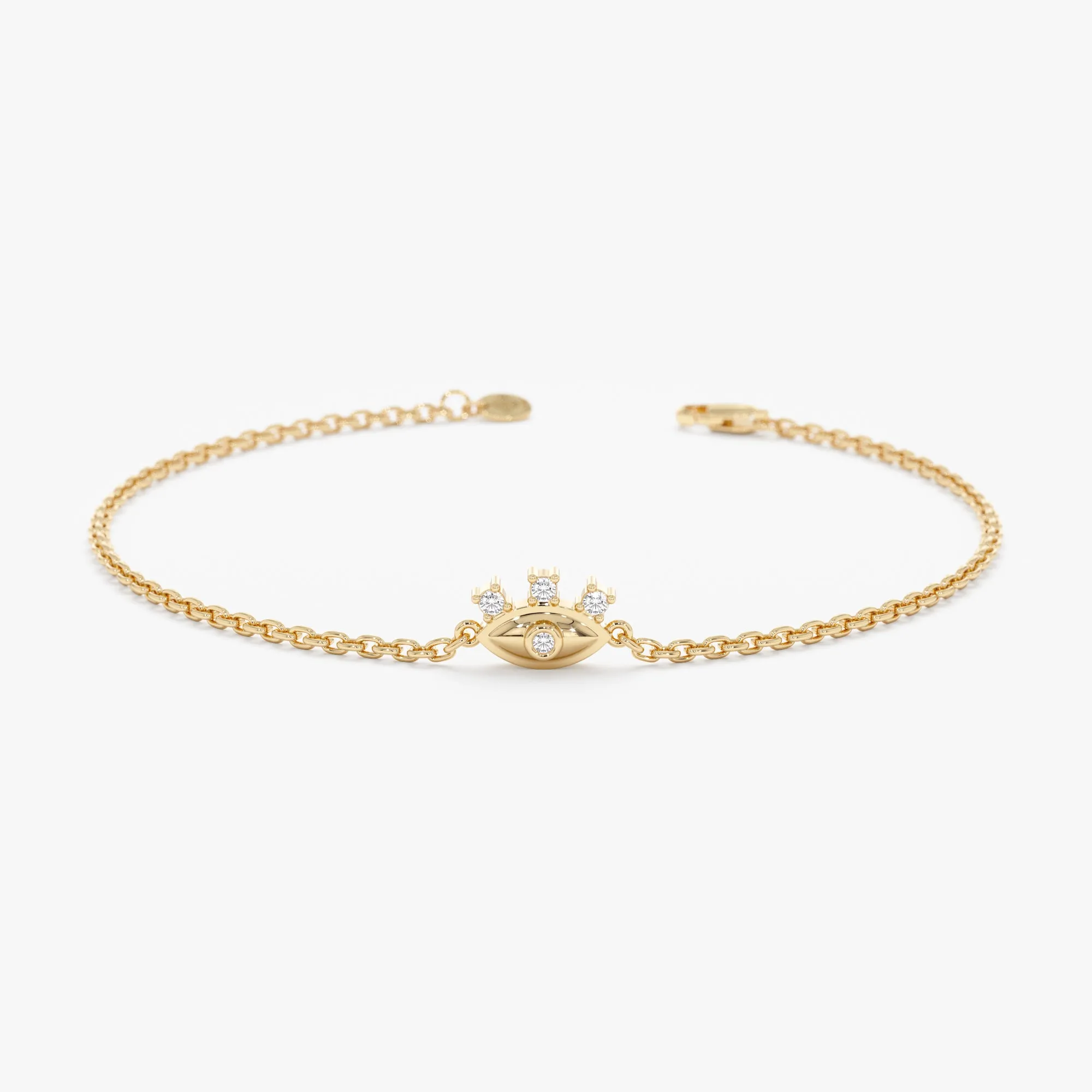 Dainty Diamond Eye Bracelet, Lucinda SARAHELISE