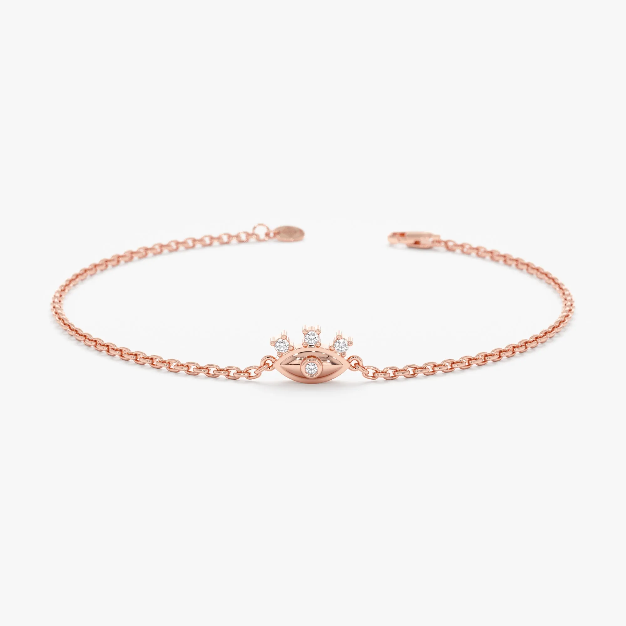 Dainty Diamond Eye Bracelet, Lucinda SARAHELISE