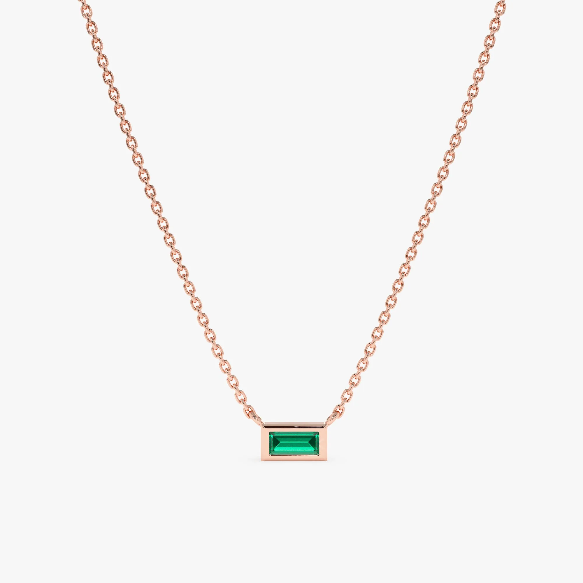 Dainty Emerald Necklace, Teresa SARAHELISE