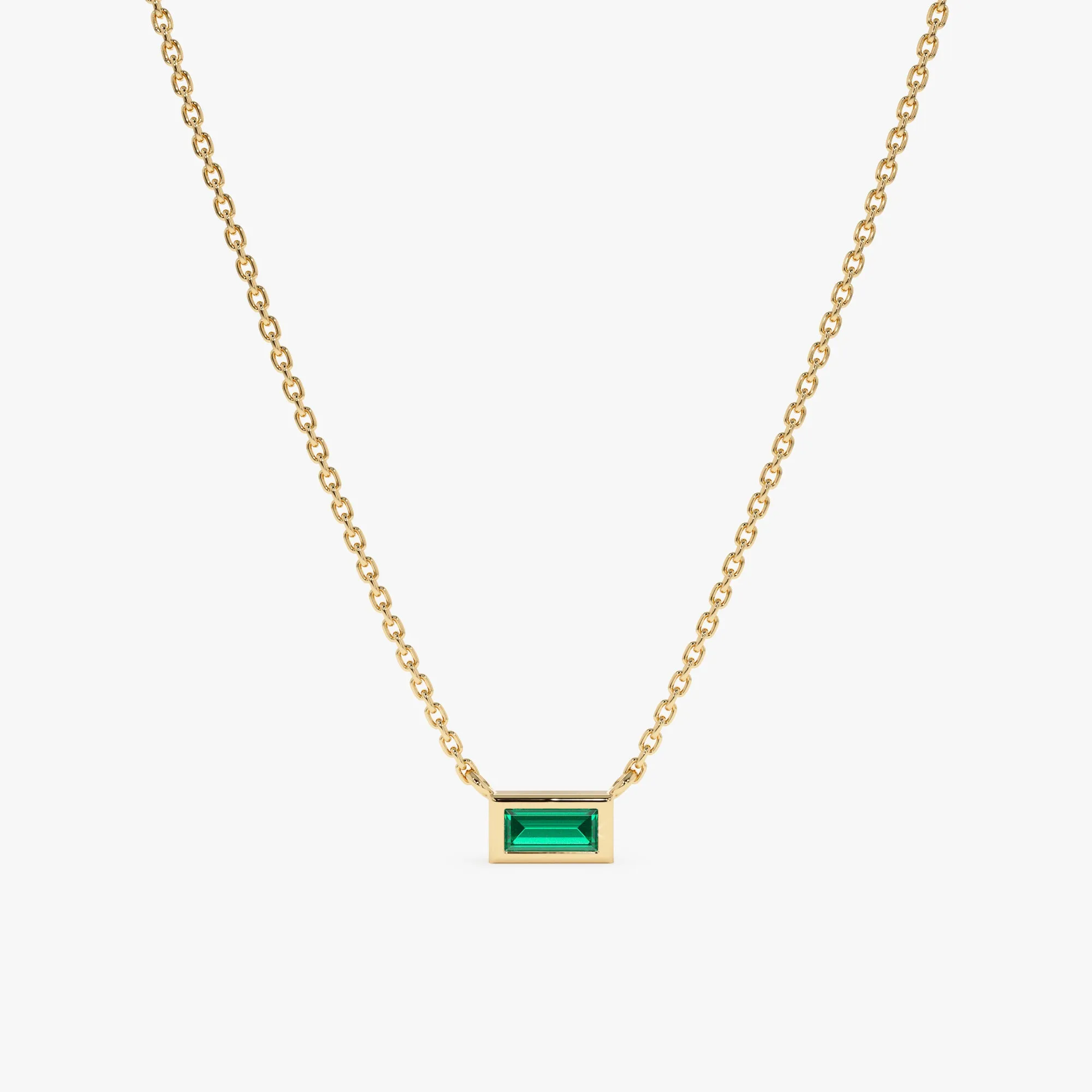 Dainty Emerald Necklace, Teresa SARAHELISE