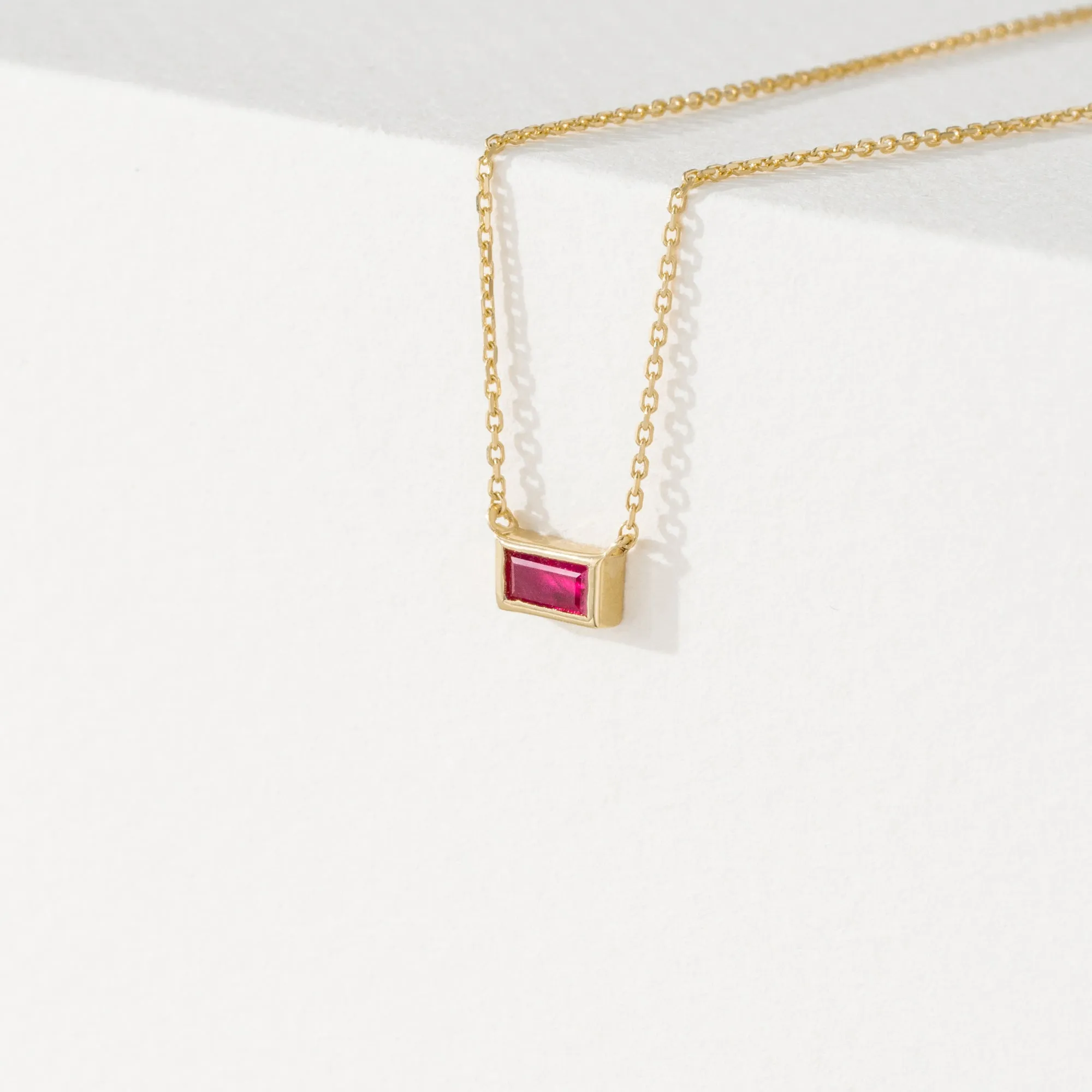 Dainty Ruby Necklace, Teresa SARAHELISE