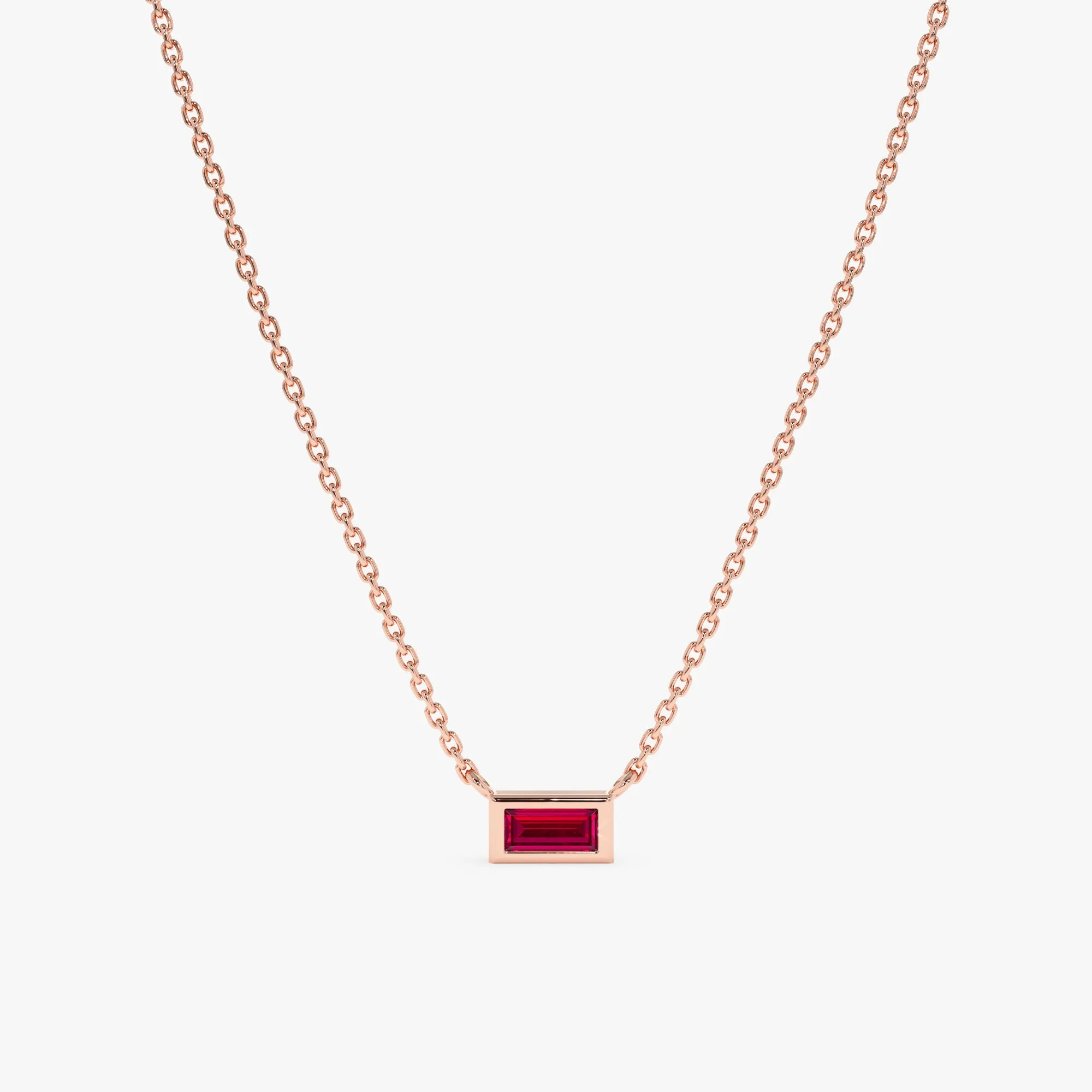 Dainty Ruby Necklace, Teresa SARAHELISE