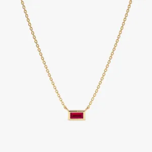 Dainty Ruby Necklace, Teresa SARAHELISE