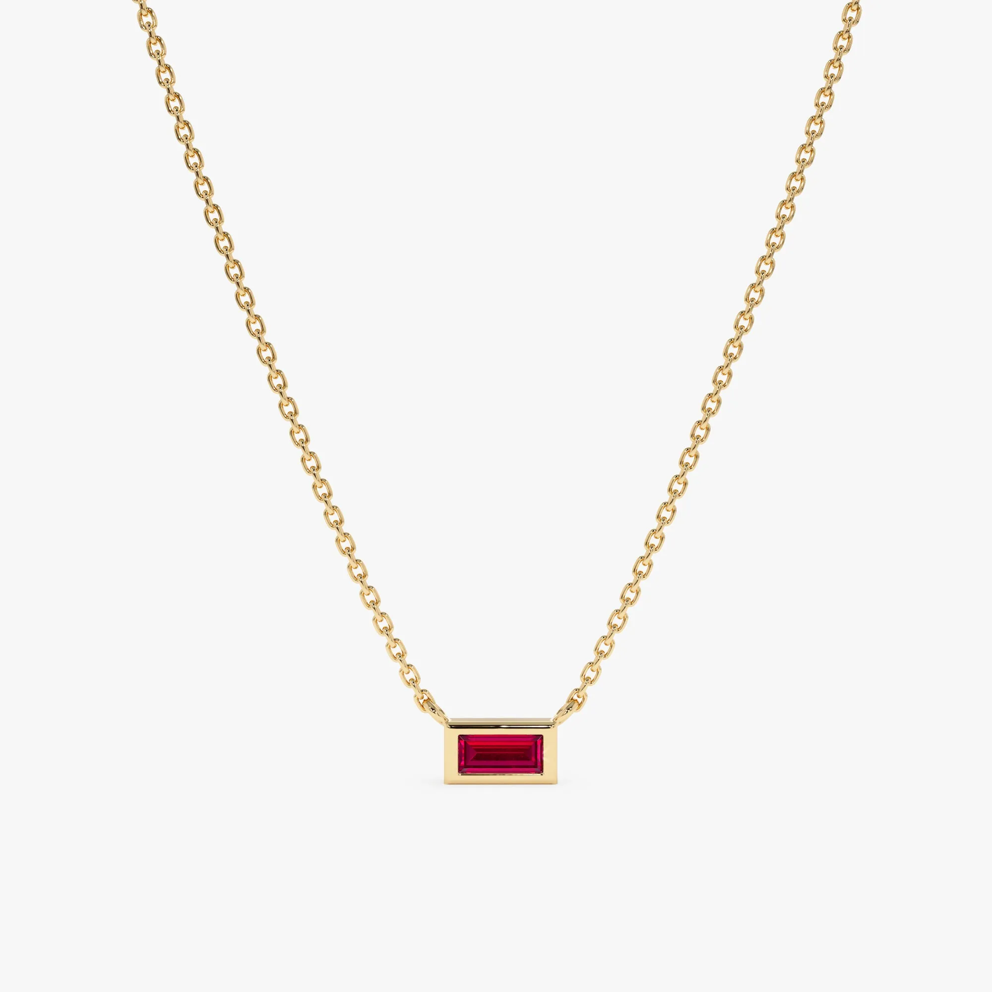 Dainty Ruby Necklace, Teresa SARAHELISE