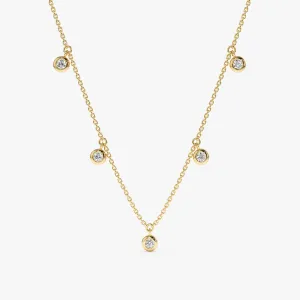 Dangle Diamond By the Yard Necklace, Isabella SARAHELISE